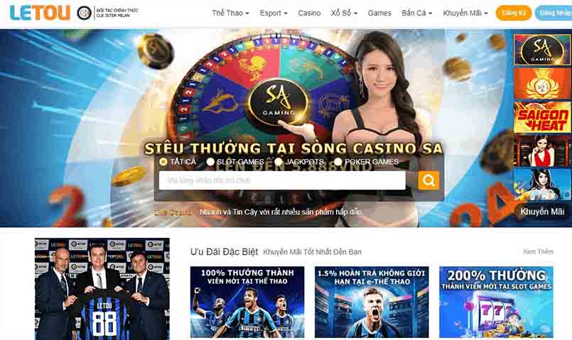 Nhà cái Letou - Casino Châu Âu hoạt động hợp pháp tại Việt Nam