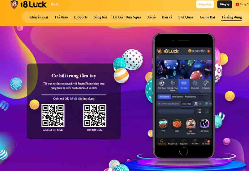 Trải nghiệm cá trò cá cược đổi thưởng hấp dẫn trên 18Luck