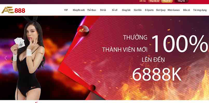 Cá cược thể thao, đá gà và nhiều hạng mục cá cược trên AE888 siêu hấp dẫn, nên tham gia ngay!