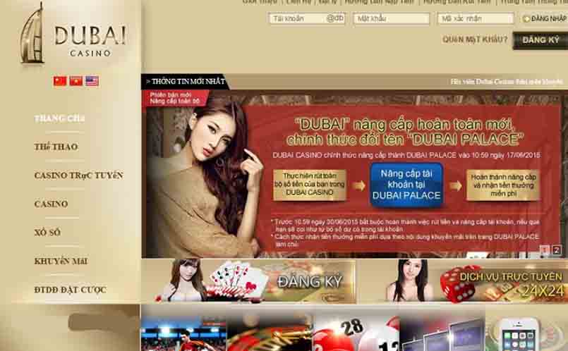 Các sản phẩm cá cược hấp dẫn tại nhà cái Dubai Casino