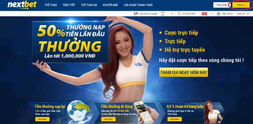 Những ưu đãi hấp dẫn trên hệ thống cá cược đẳng cấp của nhà cái Nextbet