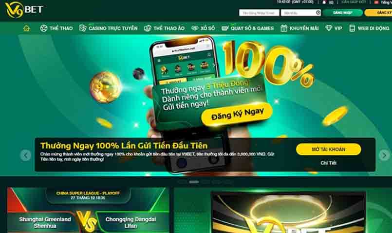 V9bet - Đỉnh cao cá cược, quy mô cược thưởng lớn và bảo mật thông tin tuyệt đối