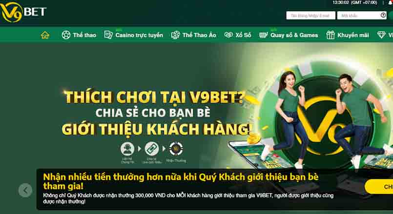 Sản phẩm cá cược tại V9Bet vô cùng phong phú và đa dạng